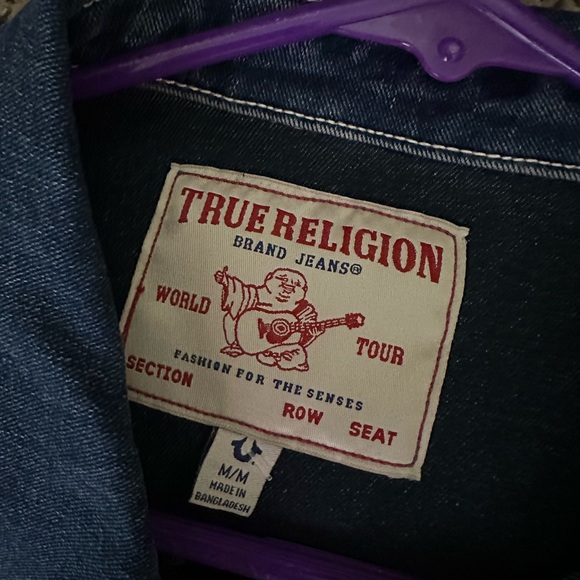TRUE RELIGION OVERSIZED DENIM JACKET - Picture 6 of 13